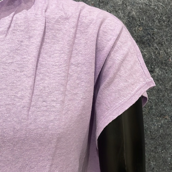 NEW J Jill WOMENS LARGE Purple "Lily" Sleeveless V-Neck Muscle Tee Shirt Top - Picture 9 of 16